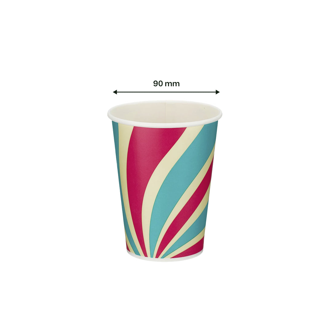 12oz - 90⌀ Patterned Single Wall Cold Cup (1 x 1000)