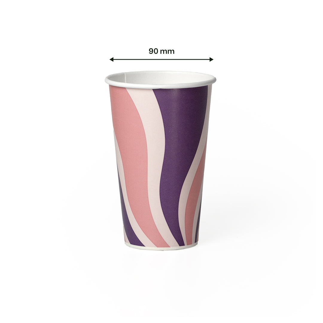 16oz - 90⌀ White Paper Single Wall Cold Cup (1 x 1000)