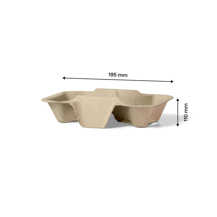 2 Cups Natural Paper Cup Carrier (1 x 360)