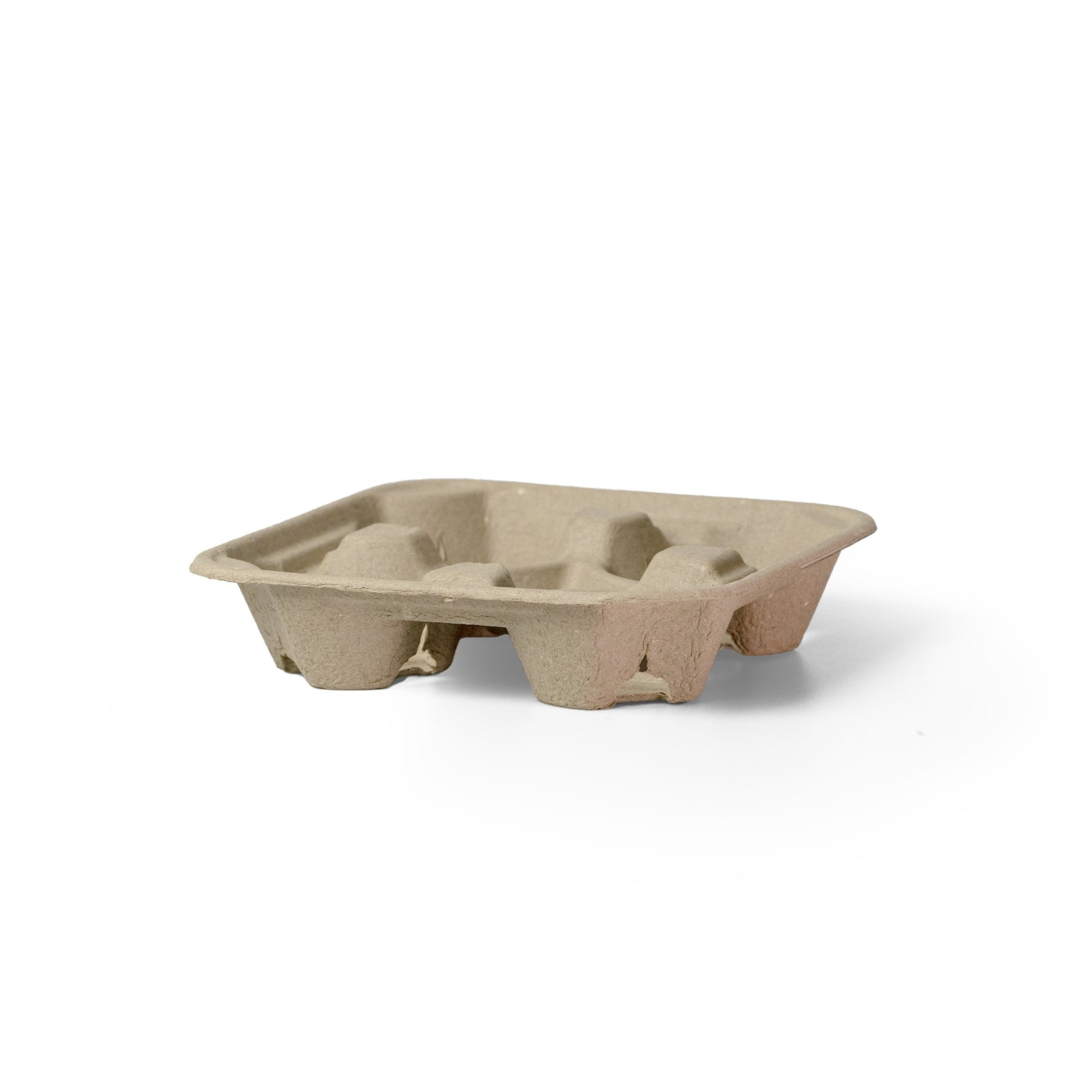 Packaging Wise 4-cup carrier — strong, eco-friendly design, sold as 1 pack of 180 pieces. Perfect for securely carrying multiple drinks at cafes, festivals, and large events. Order now!