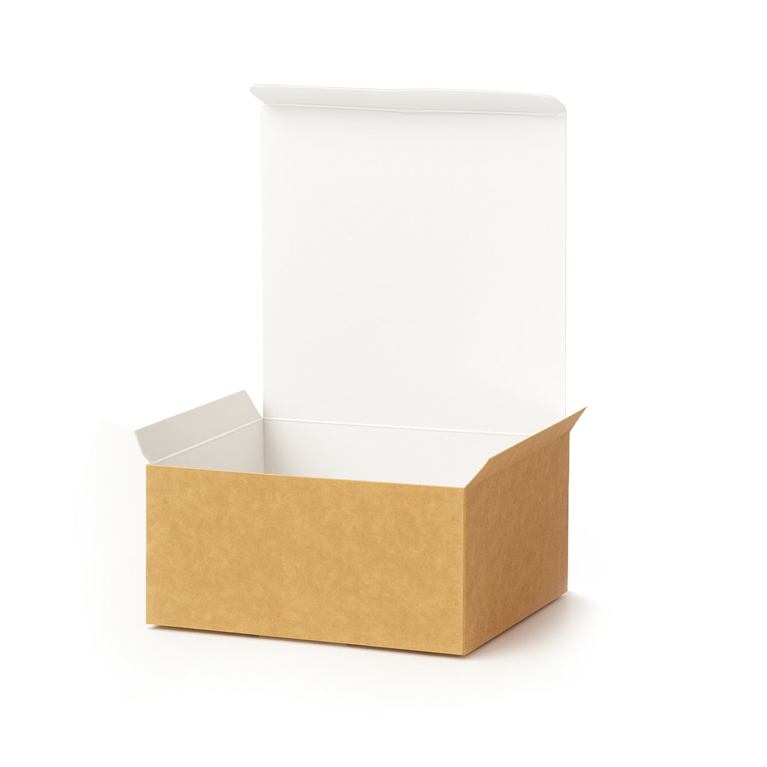 Packaging Wise 130x130x65mm food tray open view — durable, eco-friendly design, sold as 1 pack of 500 pieces. Perfect for serving or displaying food items. Shop now!

