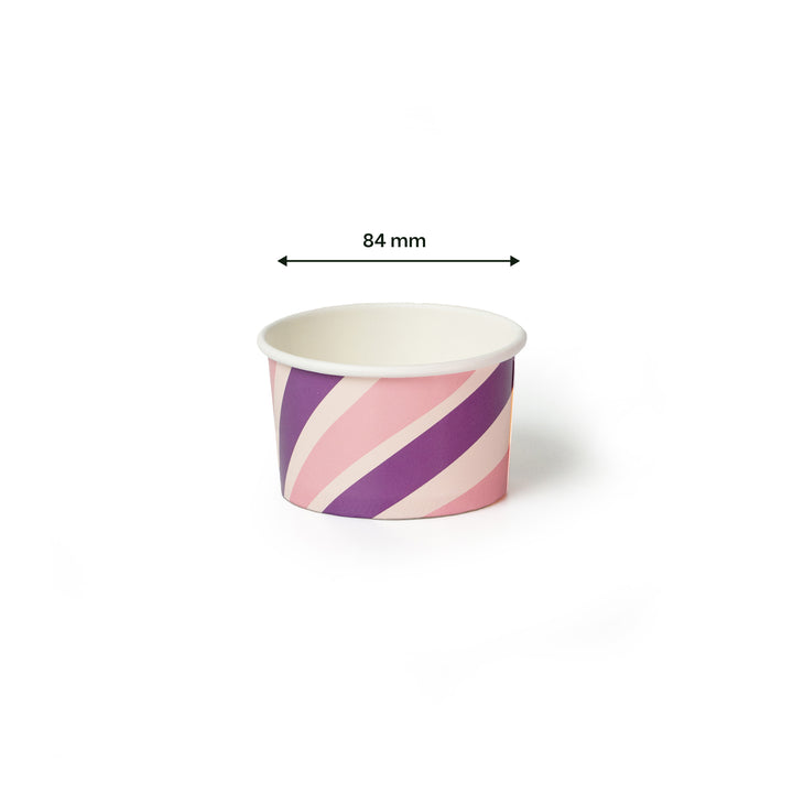 6oz - 84⌀ Patterned Paper Ice Cream Tub (1 x 500)