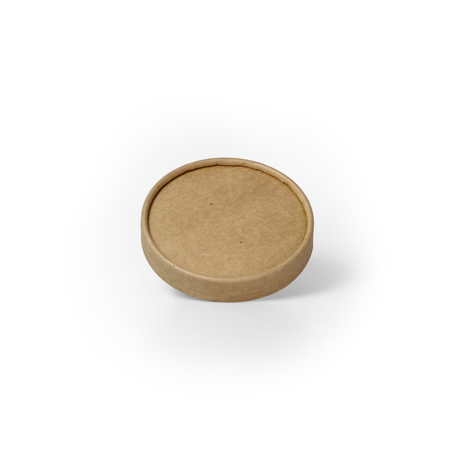 Packaging Wise 8-12oz kraft paper lid — eco-friendly, sturdy and compostable, perfectly fits food bowls, pack of 500. Ideal for takeaway, ensures secure and sustainable closure.