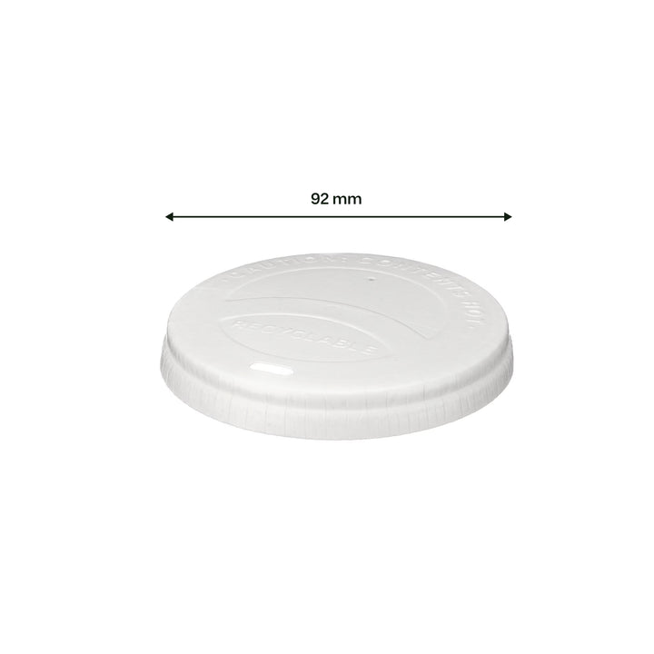 10oz/20oz - 90⌀ White Sip Thru Lid (1 x 1000)