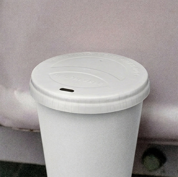 10oz/20oz - 90⌀ White Sip Thru Lid (1 x 1000)