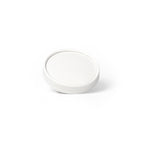 16oz - 99mm Diameter White Paper Heavy Duty Soup Cup Lid (1 x 500)