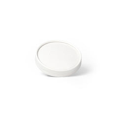 16oz - 99⌀ White Paper Heavy Duty Soup Cup Lid (1 x 500)