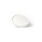 26oz/32oz - White Paper Heavy Duty Soup Cup Lid (1 x 500)