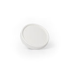 8oz/12oz - 90mm Diameter White Paper Heavy Duty Soup Cup Lid (1 x 500)