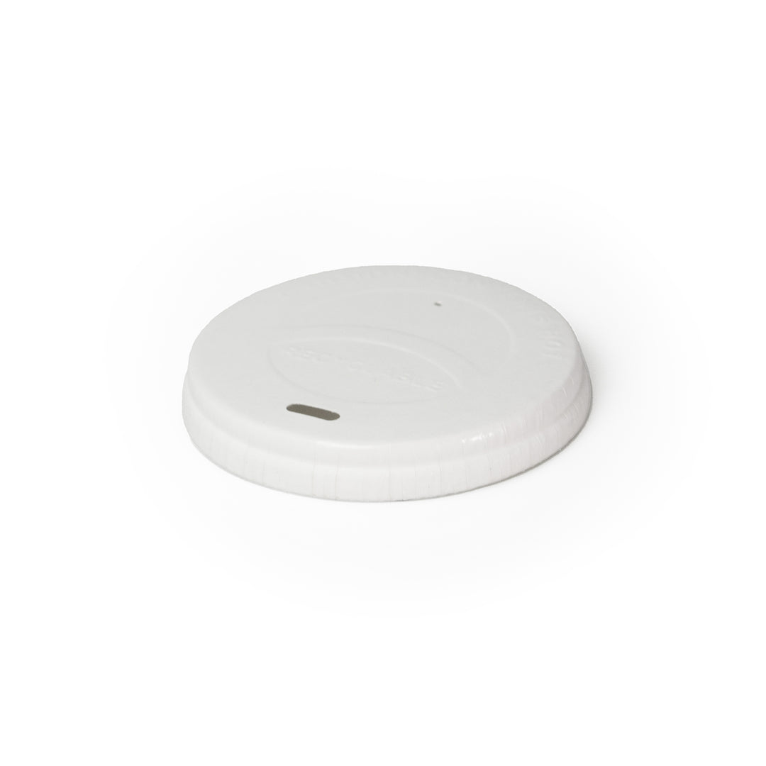 Packaging Wise 8oz paper lid — eco-friendly white design, sold as 1 pack of 1000 pieces. Perfect for securely closing hot drinks and preventing spills during takeaway and delivery. Order now!
