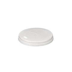 8oz - 80mm Diameter White Sip Thru Lid (1 x 1,000)
