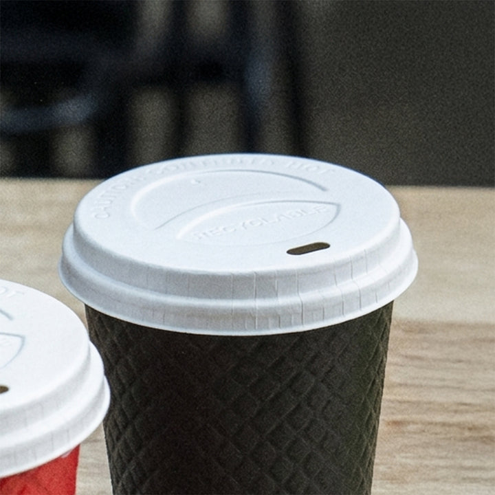 8oz - 80⌀ White Sip Thru Lid (1 x 1000)