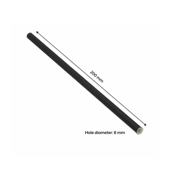 6mm x 200mm Paper Straw (1 x 5000)