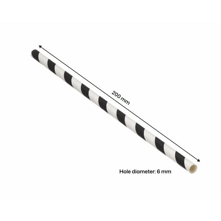 6mm x 200mm Paper Straw (1 x 5000)