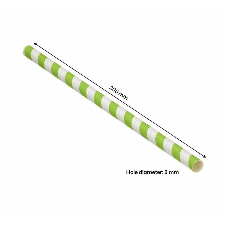 8mm x 200mm Paper Straw (1 x 5000)