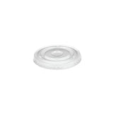 Packaging Wise clear PET lid for 5.5 oz sauce pot — secure, leak-resistant, perfect for dressings and dips; pack of 500.