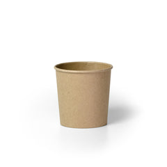12oz - 90⌀ Brown Kraft Heavy Duty Soup Cup (1 x 500)