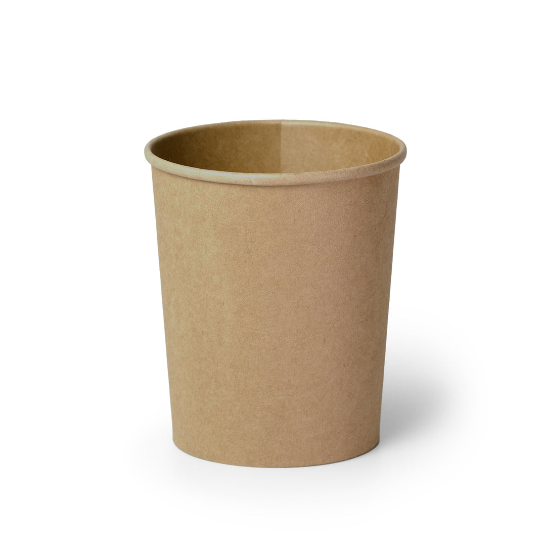 Packaging Wise 32 oz tall kraft food bowl — large eco-friendly container perfect for hearty salads, poke bowls, pasta, or soups, natural kraft paper, pack of 500.

