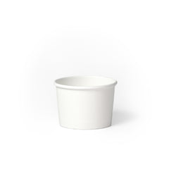 8oz - 91⌀ White Paper Heavy Duty Soup Cup (1 x 500)