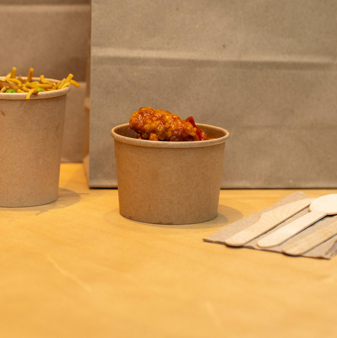 8oz - 91⌀ Brown Heavy Duty Soup Cup (1 x 500)