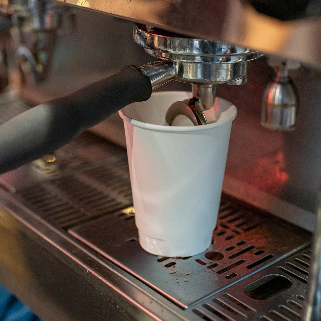 12oz - 90⌀ White Paper Double Wall Hot Cup (1 x 500)