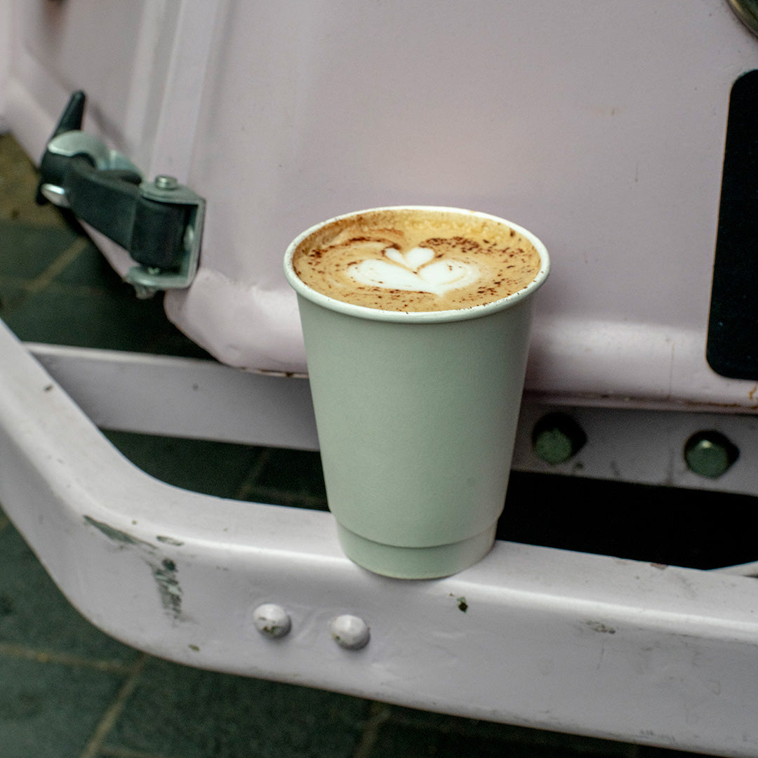 16oz - 90⌀ White Paper Double Wall Hot Cup (1 x 500)