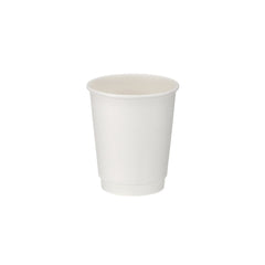 8oz - 80⌀ White Paper Double Wall Hot Cup (1 x 500)