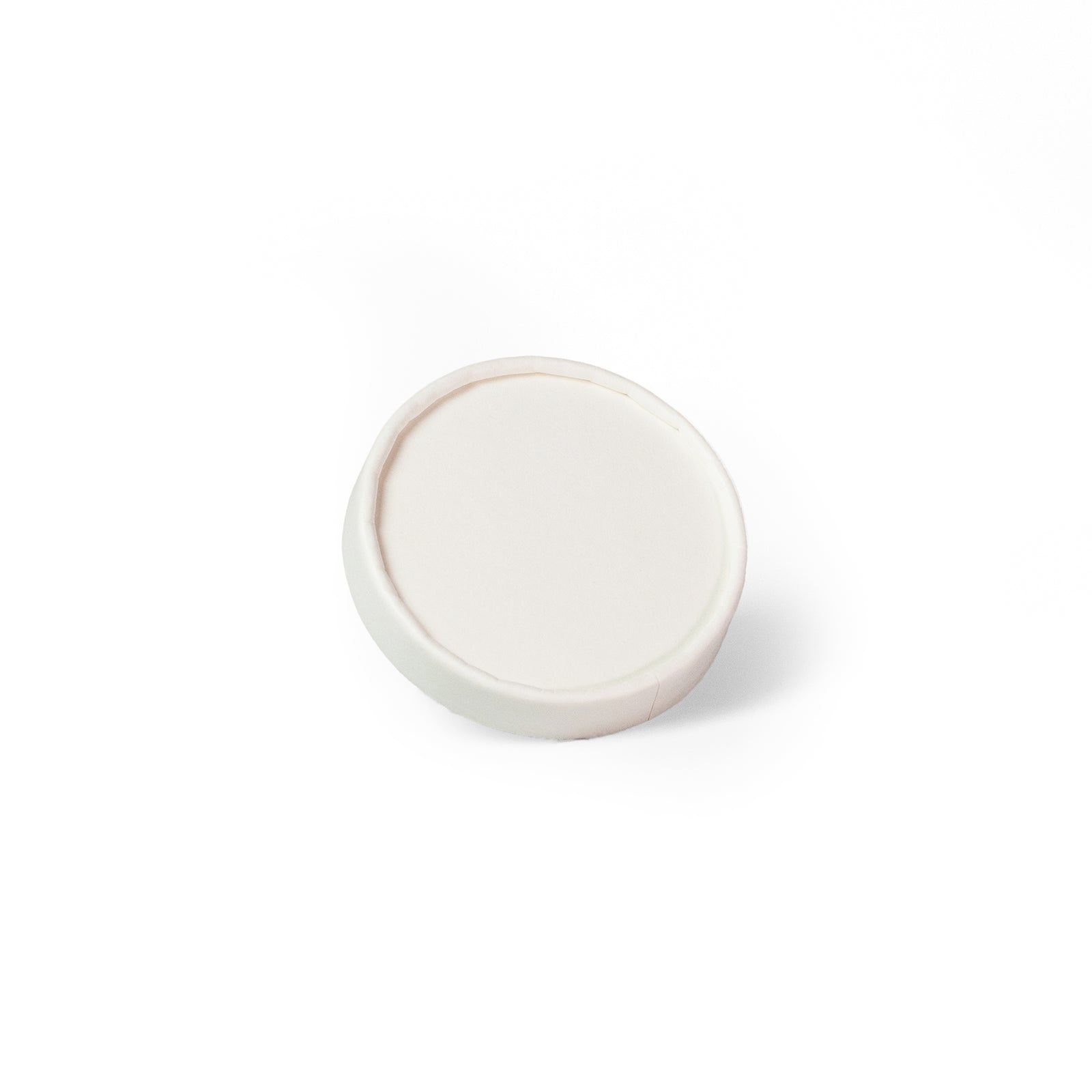 Packaging Wise 4oz white paper lid — secure, lightweight and eco-friendly, ideal for Ice cream tubs, sauces and small food containers, pack of 500. Perfect for takeaway and food service applications.