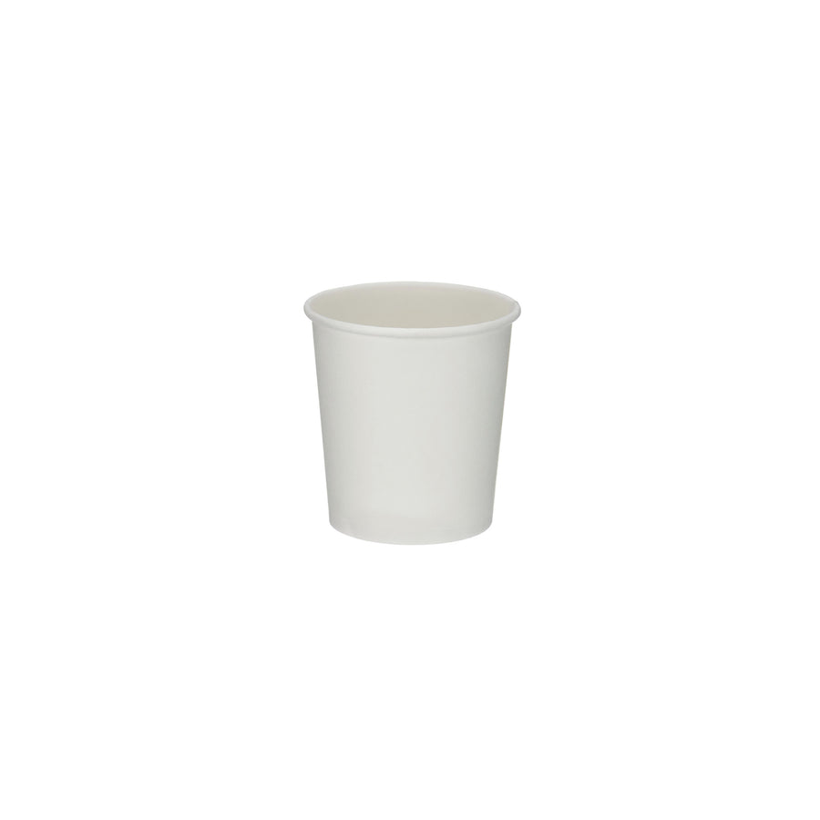 4oz - 61⌀ White Paper Single Wall Hot Cup (1 x 1000)