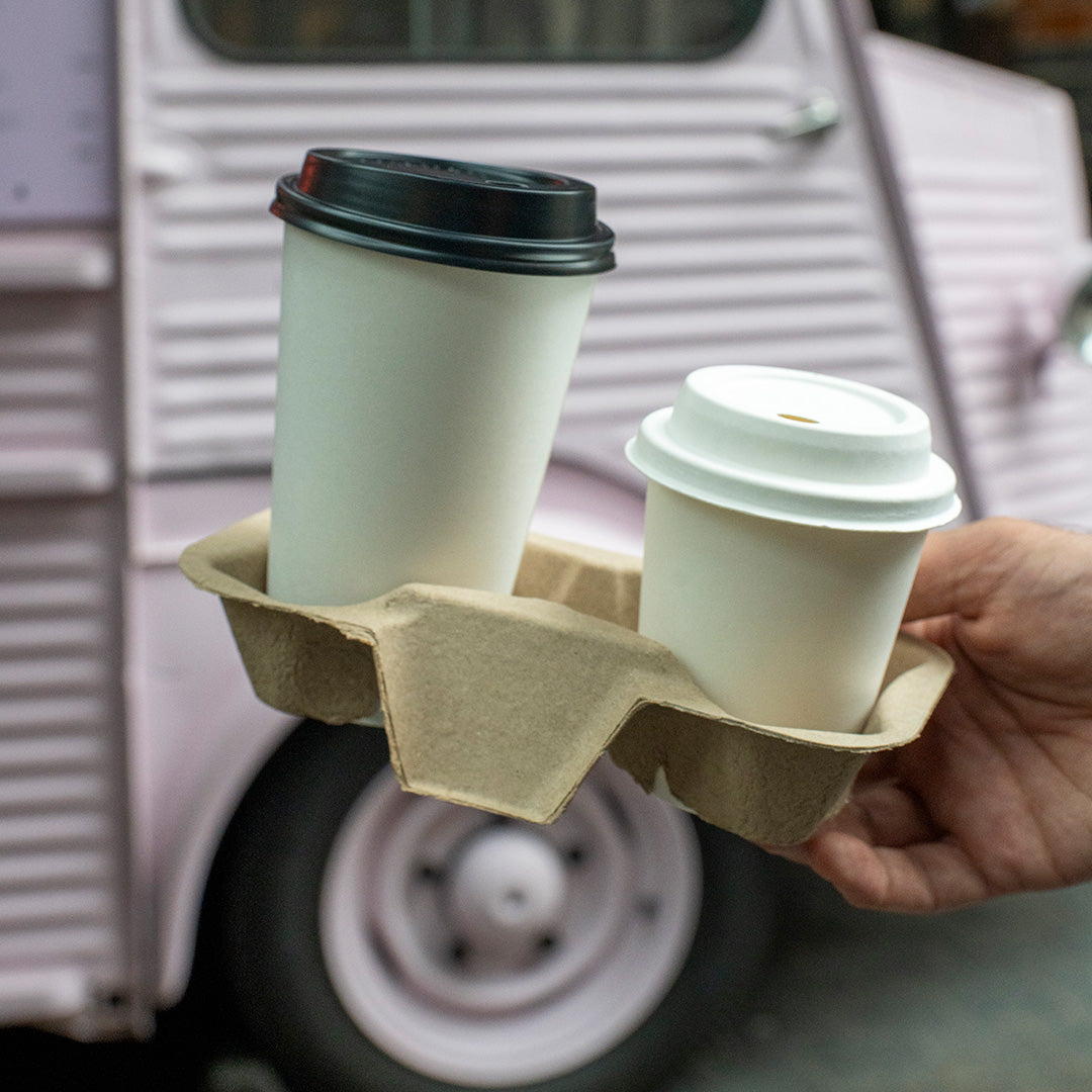 12oz - 90⌀ White Paper Single Wall Hot Cup (1 x 1000)