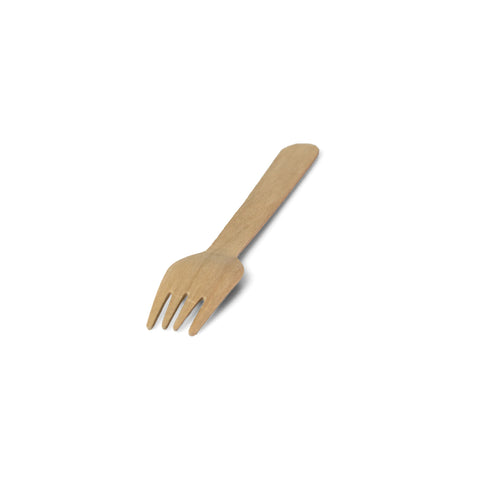 160mm Natural Wood Fork (1 x 1,000)