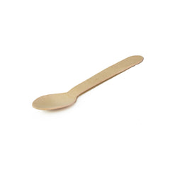 160mm Natural Wood Spoon (1 x 1000)