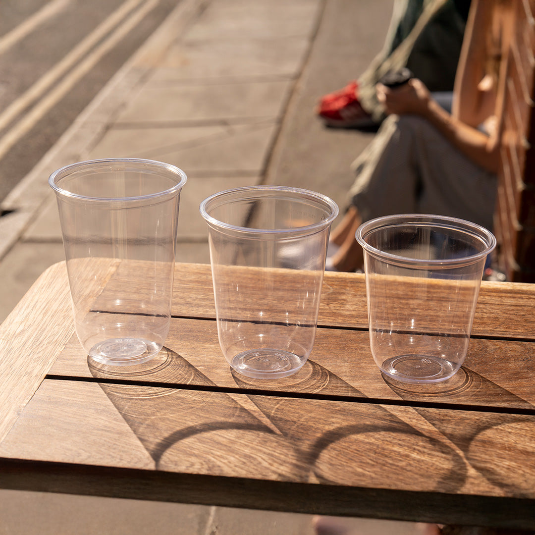12oz - 95mm Diameter Bubble Tea RPET Clear Cup - product image 4