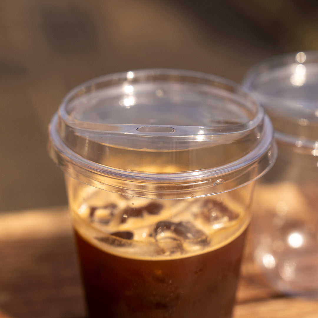 9oz/24oz - 95mm Diameter RPET Clear Sip Thru Lid - product image 2