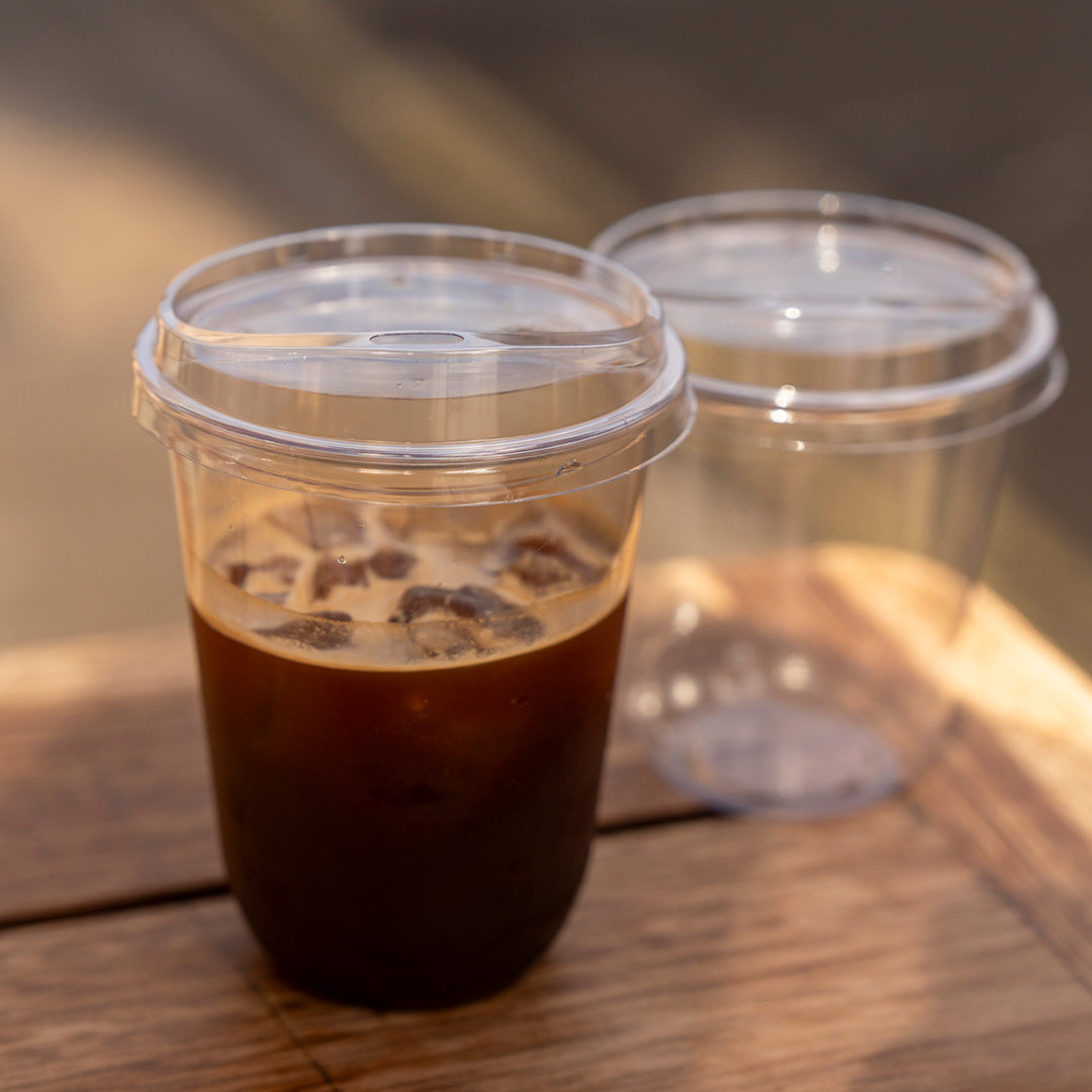 9oz/24oz - 95mm Diameter RPET Clear Sip Thru Lid - product image 3