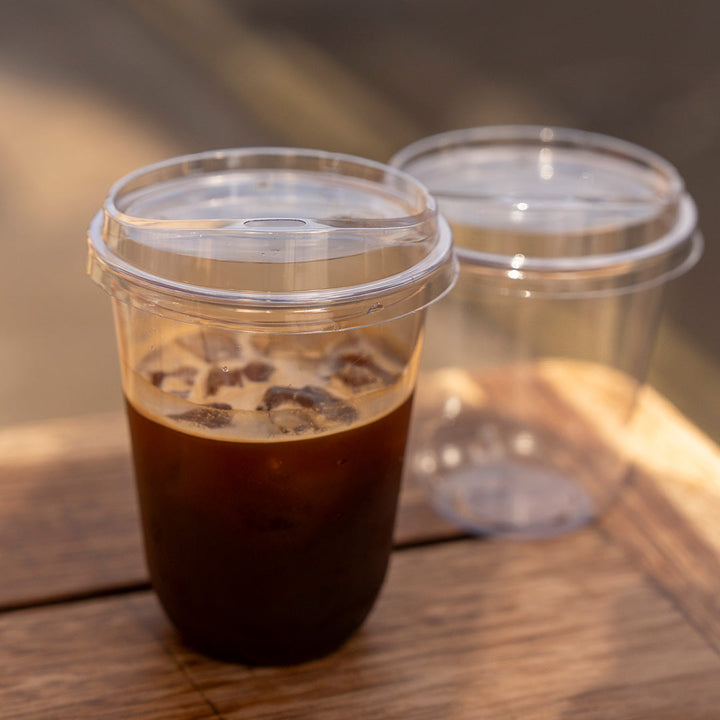 9oz/24oz - 95mm Diameter RPET Clear Sip Thru Lid - product image 3