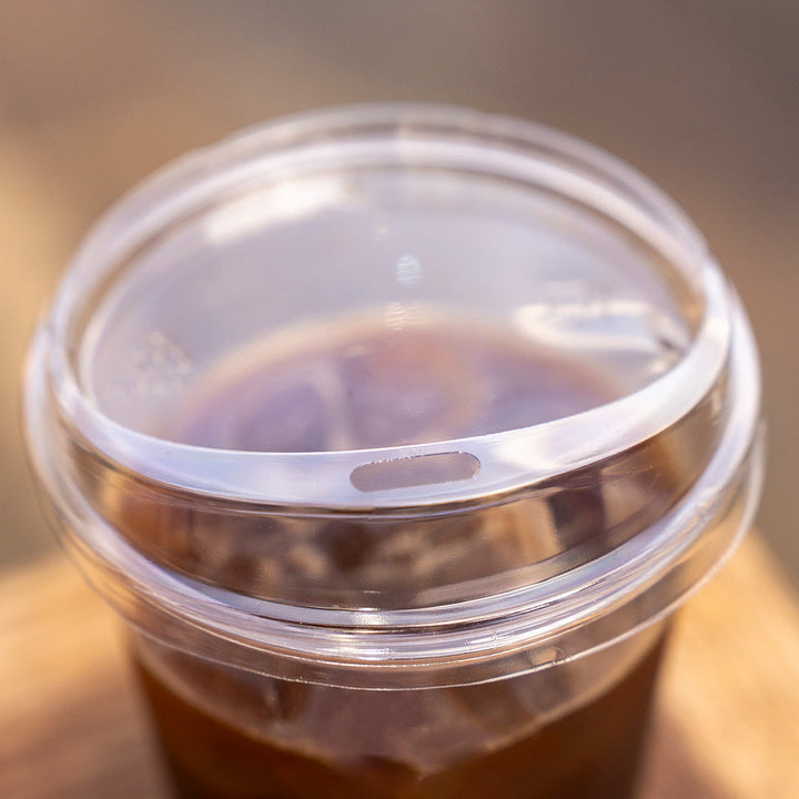 9oz/24oz - 95mm Diameter RPET Clear Sip Thru Lid - product image 5