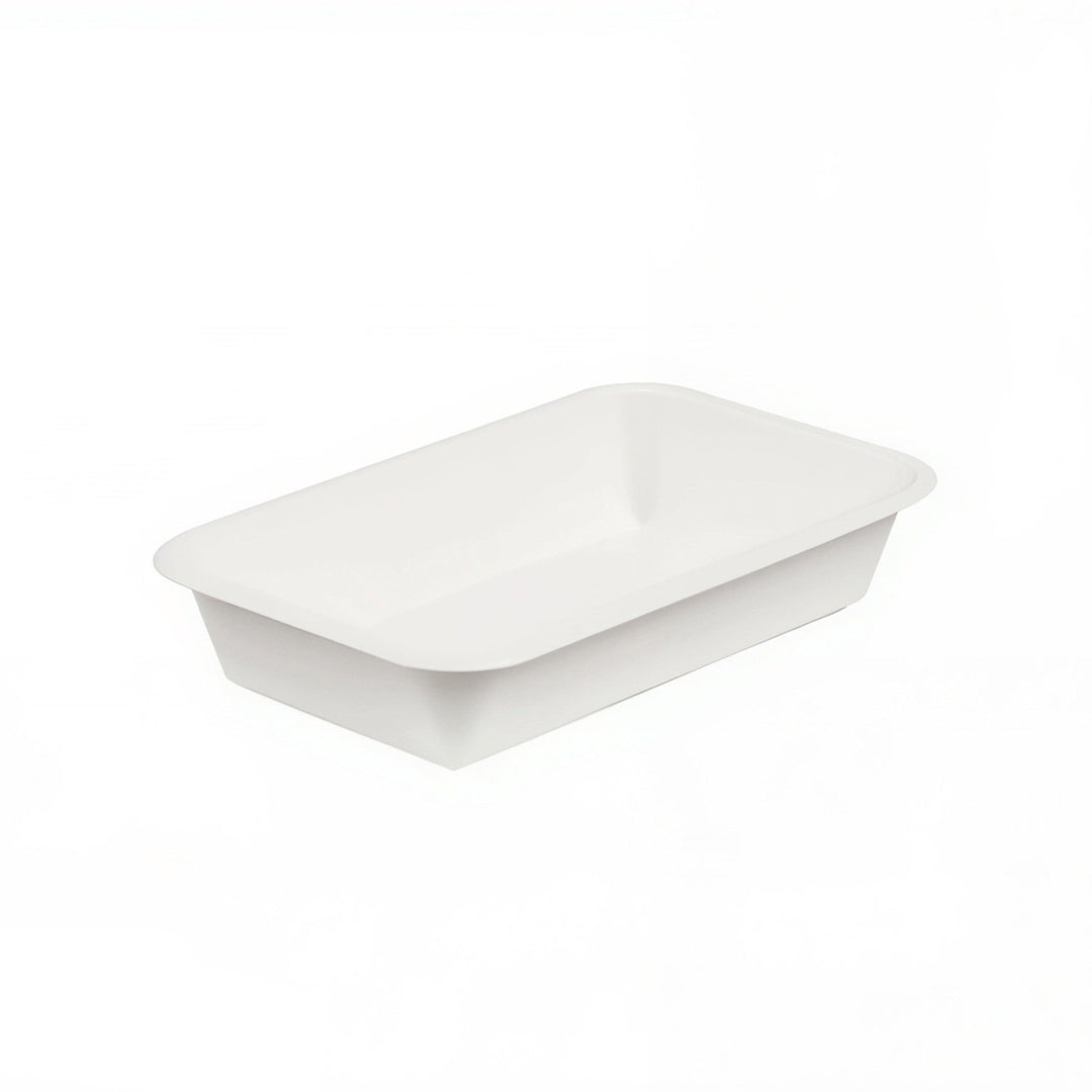 8.5" x 5" White Bagasse Tray (1 x 500)