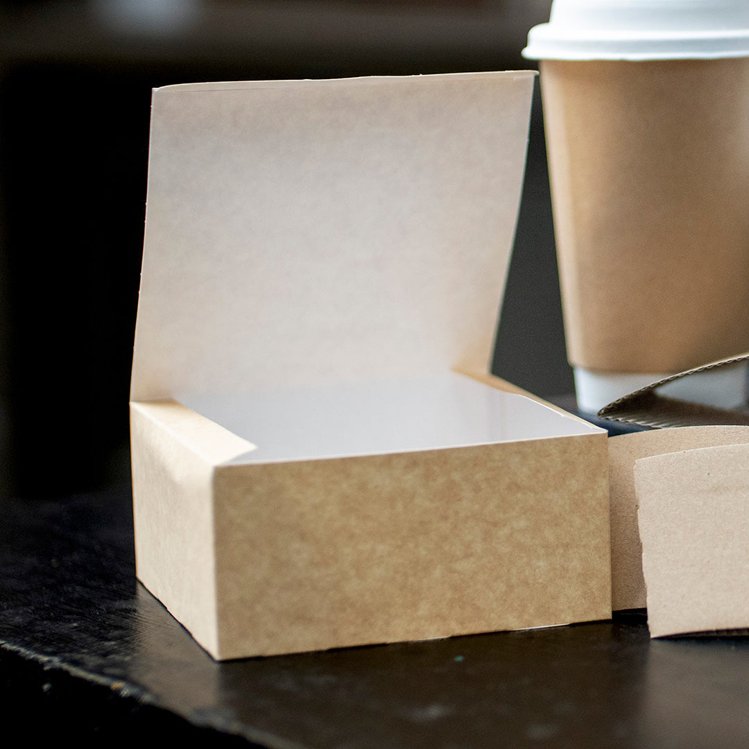 5" x 5" Brown Kraft Burger Box (1 x 500)