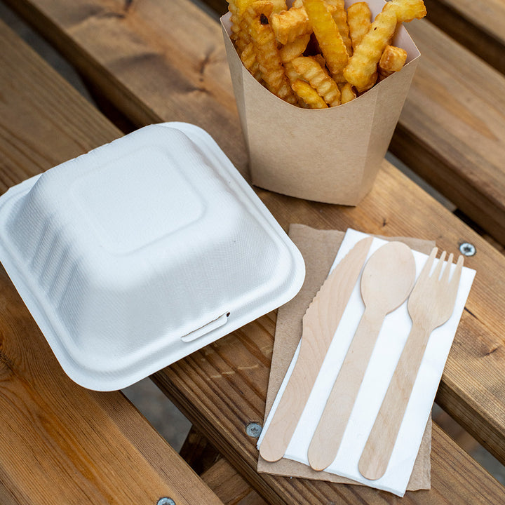 40cm x 40cm White Napkin 1/8 Fold 2Ply (1 x 2400)
