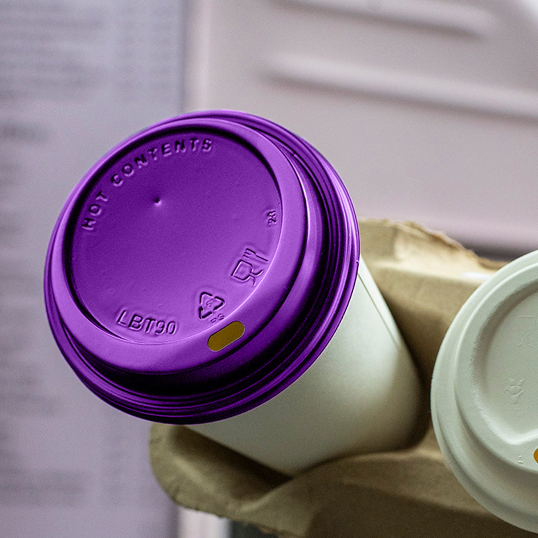 10oz/20oz - 90⌀ Purple Sip Thru Lid (1 x 1000)