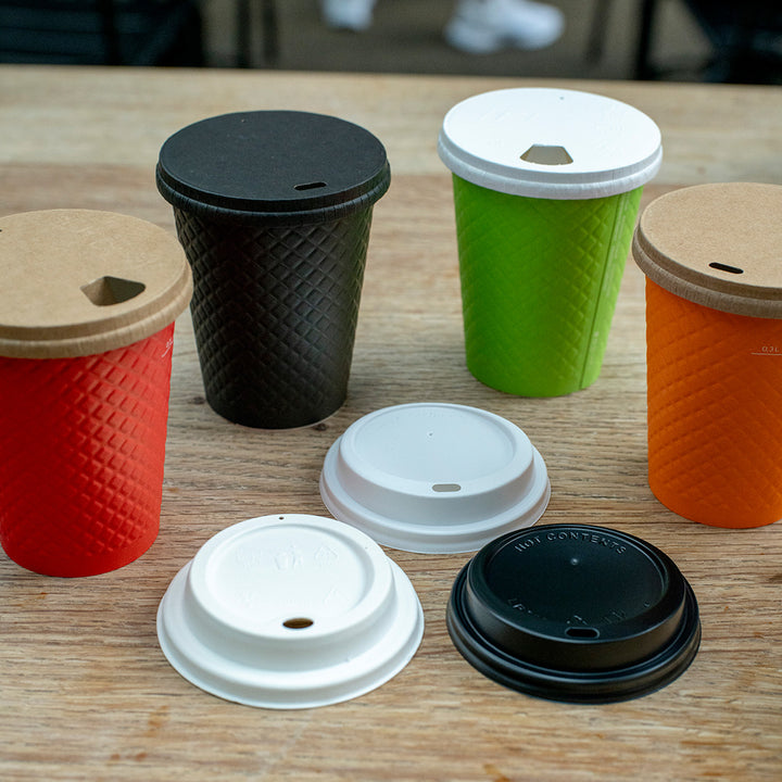 8oz - 80⌀ White Ps Sip Thru Lid (1 x 1000)