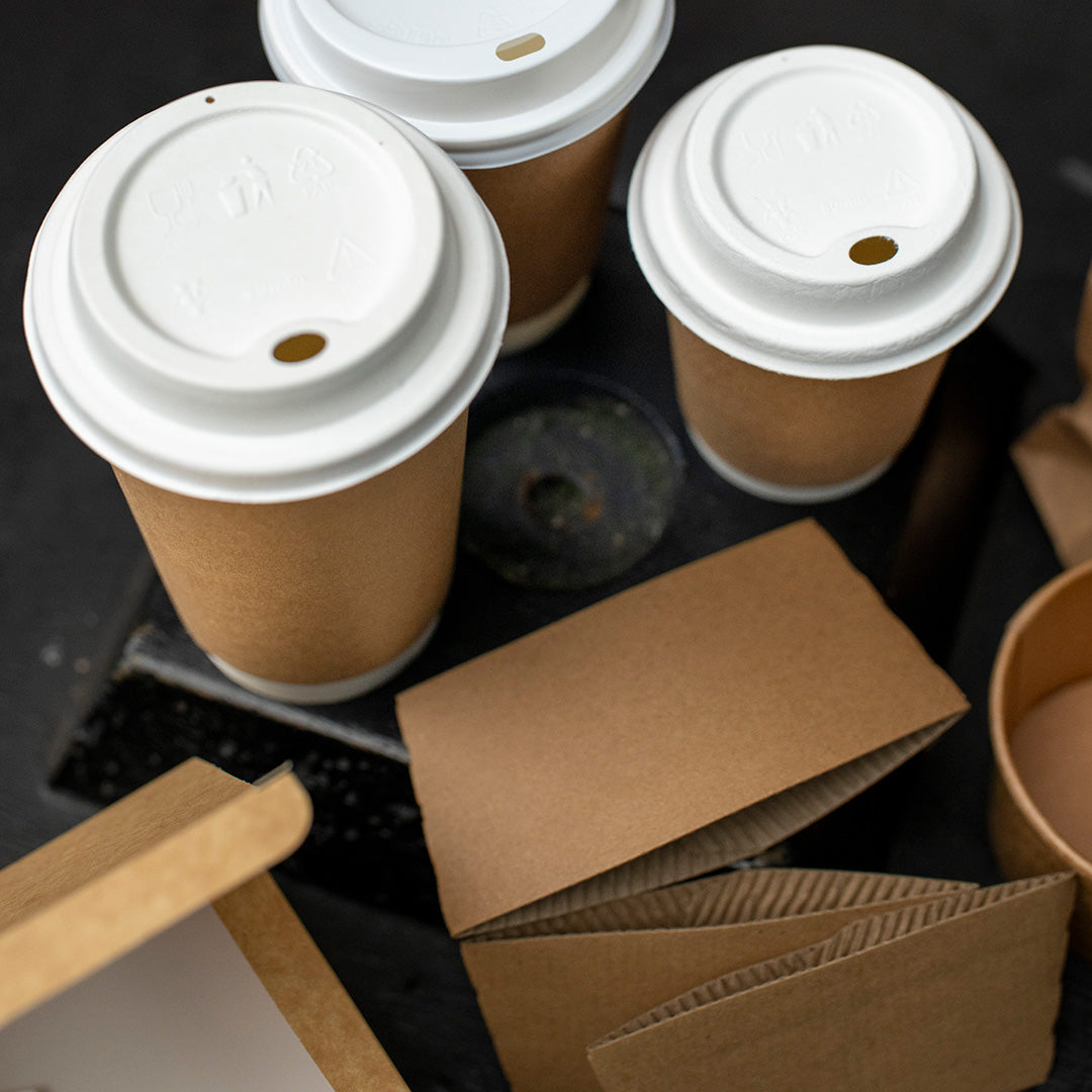 12oz/20oz - Brown Kraft Cup Sleeve (1 x 1000)