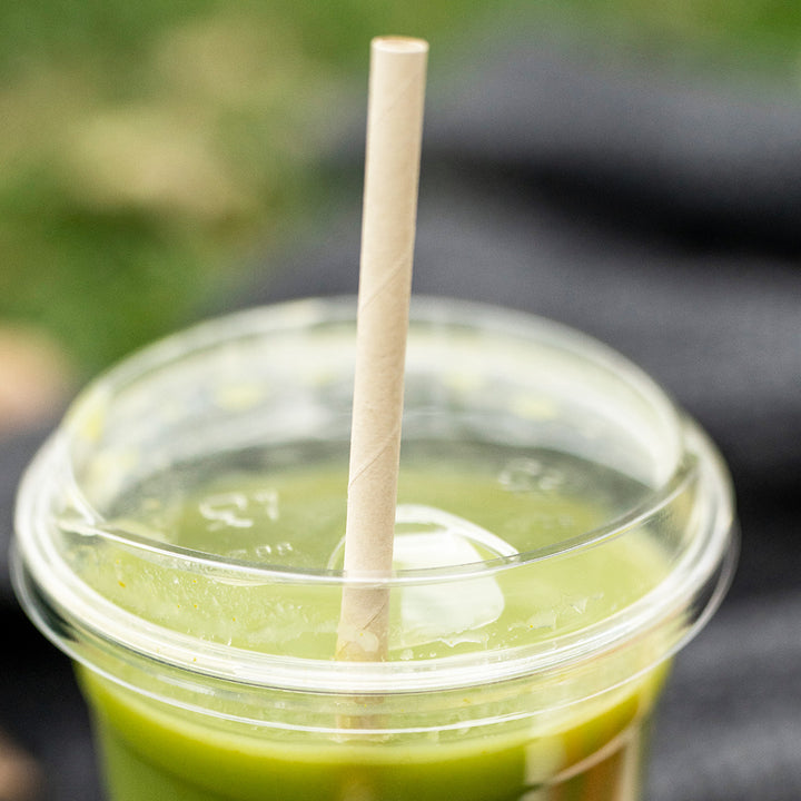 8mm x 200mm Paper Straw individually Wrapped (1 x 5000)
