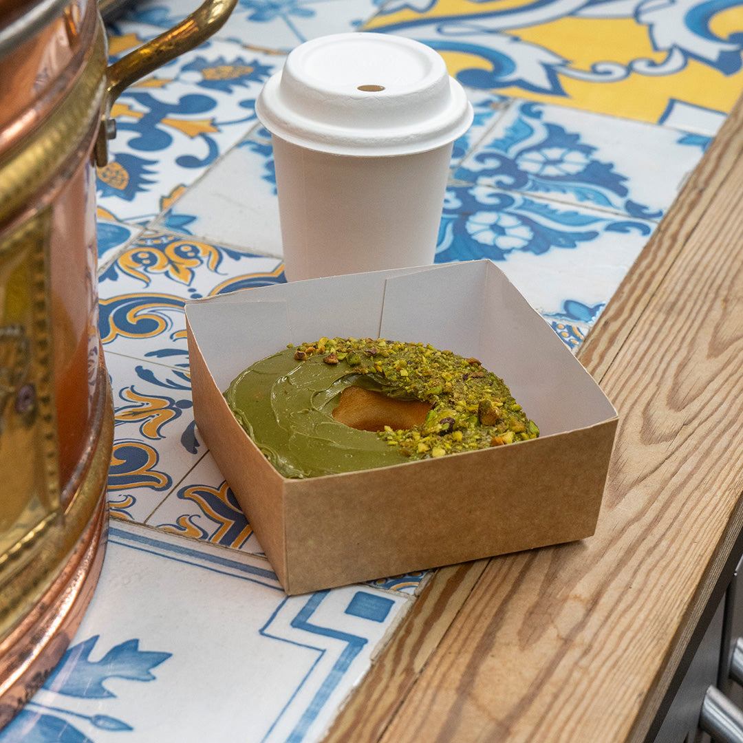 4" x 4" Brown Kraft Burger Tray (1 x 500)