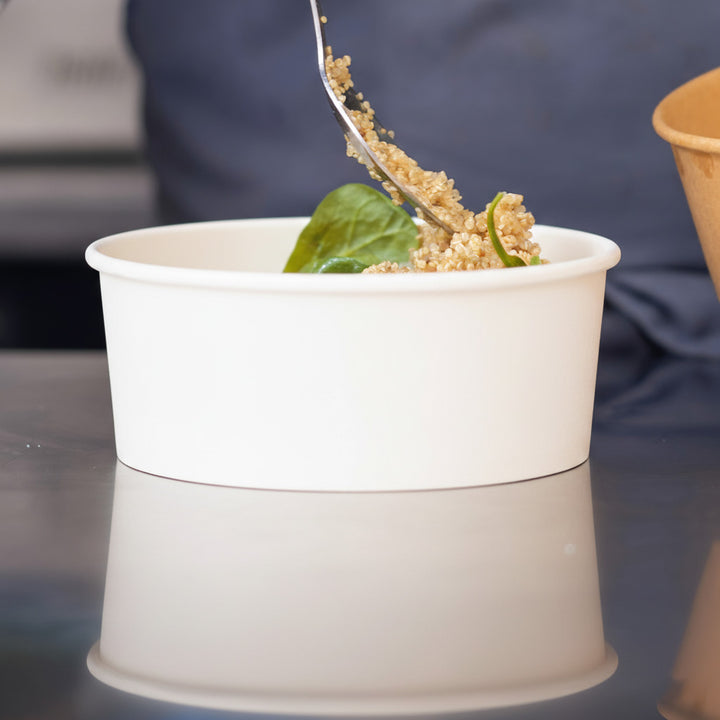 500ml White Round Salad Bowl (1 x 500)