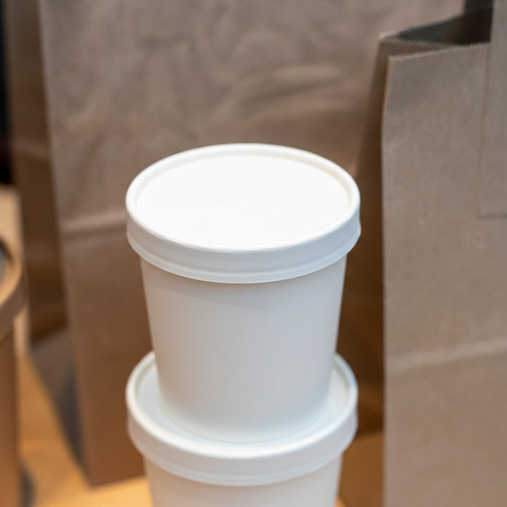 16oz - 97⌀ White Paper Heavy Duty Soup Cup (1 x 500)