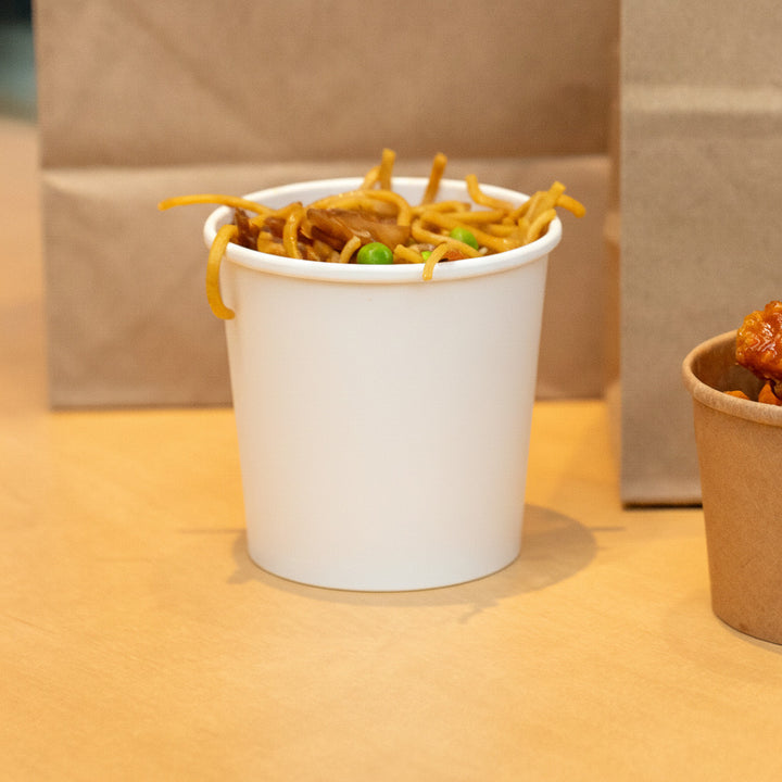 12oz - 91⌀ White Paper Heavy Duty Soup Cup (1 x 500)